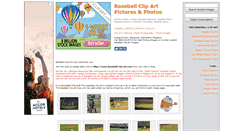 Desktop Screenshot of baseball-clip-art.com