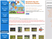 Tablet Screenshot of baseball-clip-art.com